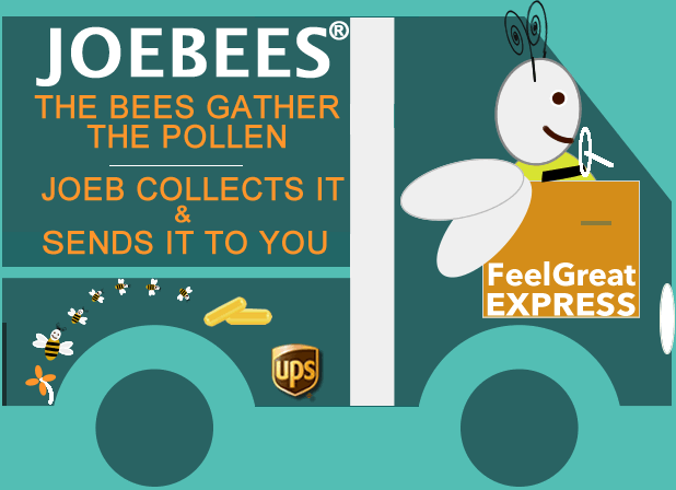 joebees is 100% natural bee pollen